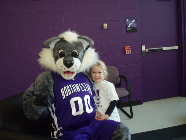 Fan and Willie the Wildcat